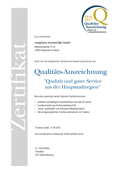 urkunde metphano