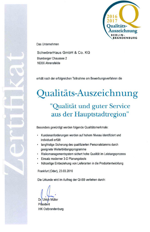 urkunde schwoerer